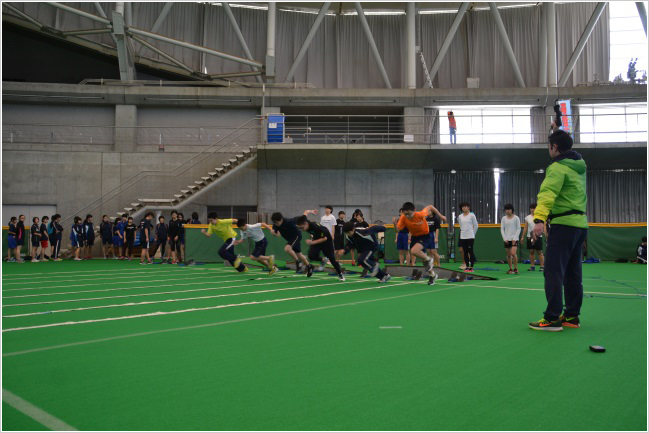 第3回 平成27年度 札幌市室内陸上競技大会 練習会場 兼 陸上クリニックinつどーむ イベントフォトギャラリー